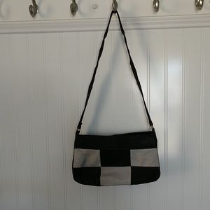 Women's Black and White purse